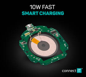 Bezdrátová nabíječka Connect IT WiFast 10 W černá barva
