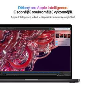 Notebook Apple CTO 14" s nanotexturou M4 Pro 14× CPU 20× GPU, 24 GB, 4 TB - vesmírně černý CZ 

