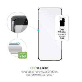 Tvrzené sklo FIXED Full-Cover na Realme 12+/Narzo 70 Pro 5G černá barva
