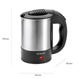 Rychlovarná konvice Bomann WKR 1162 nerez
