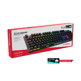 Klávesnice HyperX Alloy Origins Aqua Switch, US černá barva
