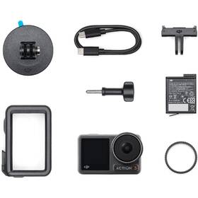 Outdoorová kamera DJI Osmo Action 3 Standard Combo šedá barva
