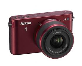Digitální fotoaparát Nikon 1 J2 + 10-30 VR červená barva
