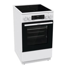 Sklokeramický sporák Gorenje GEC5C42WG bílá barva
