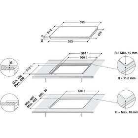 Set výrobků Whirlpool W6 OS4 4S2 P BL + WL B8160 NE 
