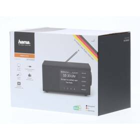 Radiopřijímač s DAB+ Hama DR1000 černá barva
