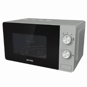 Mikrovlnná trouba Gorenje MO20E1S stříbrná barva
