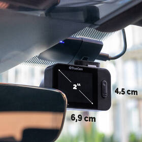 Autokamera TrueCam M7 GPS Dual (s hlášením radarů) černá barva
