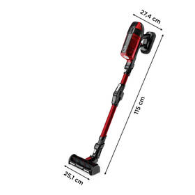 Tyčový vysavač Rowenta RH98A9WO X-Force Flex 12.60 Auto Animal Care 3v1 červená barva
