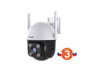 IP kamera Tenda RH7-WCA, venkovní, otočná, LED světlo černá barva
