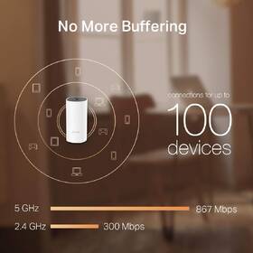 Komplexní Wi-Fi systém TP-Link Deco E4 (3 ks) bílá barva
