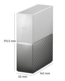 Datové úložiště (NAS) Western Digital Home 2TB stříbrná barva
