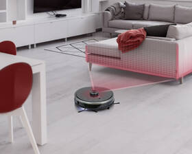 Robotický vysavač Concept VR3210 3v1 REAL FORCE Laser UVC Y-wash 
