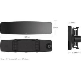 Autokamera YI Technology YI Mirror Dash Camera černá barva
