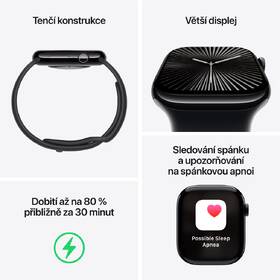Chytré hodinky Apple GPS + Cellular 46mm pouzdro ze zlatého titanu - zlatý milánský tah - M/L 
