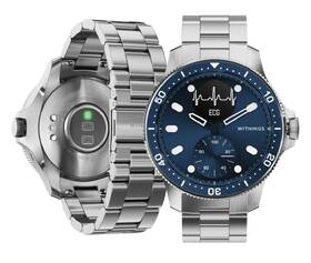 Chytré hodinky Withings Scanwatch Horizon - Special Edition 43mm modrá barva
