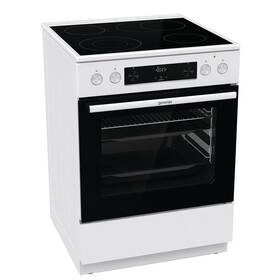 Sklokeramický sporák Gorenje GECS6C70WPA bílá barva
