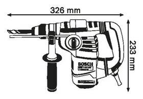 Kladivo Bosch Professional GBH 3-28 DRE, 061123A000 
