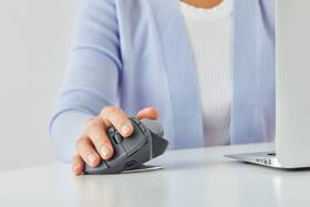 Myš Logitech MX Ergo Trackball šedá barva
