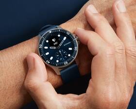 Chytré hodinky Withings Scanwatch Horizon - Special Edition 43mm modrá barva
