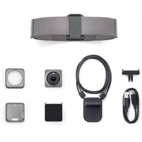 Outdoorová kamera DJI Action 2 Dual-Screen Combo 128GB šedá barva

