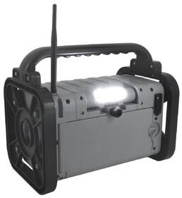 Stavební rádio Soundmaster DAB80SG stříbrná barva
