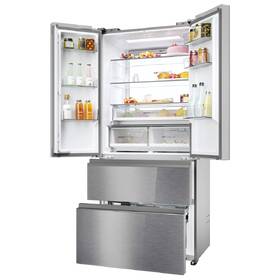 Americká lednice Haier HFR7819ENGC stříbrná barva
