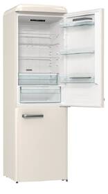 Chladnička s mrazničkou Gorenje ONRK619DC krémová barva

