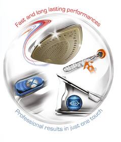 Žehlicí systém Tefal EFFECTIS ANTI-CALC GV6840E0 modrá barva

