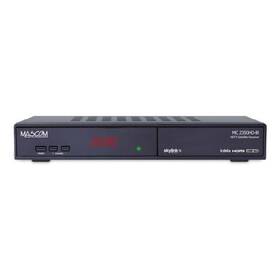 Satelitní komplet Mascom MS-2350/80MBL+M7, příjem 2 družic s kartou Skylink černá barva
