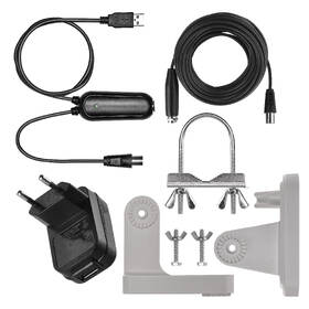 Anténa EMOS VILLAGE MOON–V900, DVB-T2, FM, DAB, filtr LTE/4G/5G bílá barva
