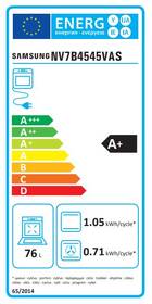 Set výrobků Samsung NV7B4545VAS/U3 + NZ64M3707AK/OL 
