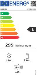 Americká lednice Hisense RF632N4WIE1 nerez
