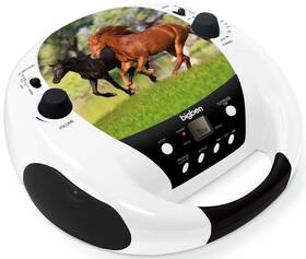 Radiomagnetofon s CD Bigben CD52HORSE5MP3USB černá barva
