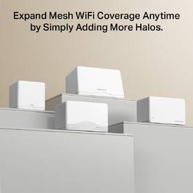 Komplexní Wi-Fi systém Mercusys Halo H25BE BE3600 Mesh Wi-Fi 7 (2 ks) bílá barva
