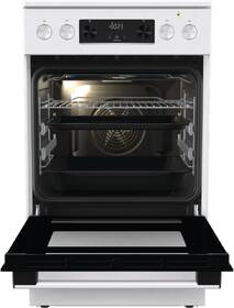 Sklokeramický sporák Gorenje GECS5C60WPA bílá barva
