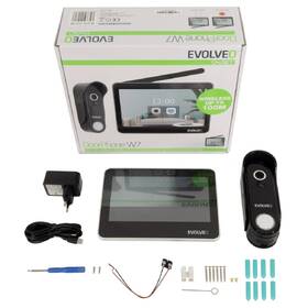 Dveřní videotelefon Evolveo DoorPhone W7 černá barva
