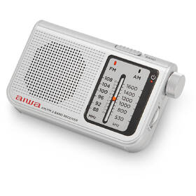 Radiopřijímač AIWA RS-55 stříbrná barva
