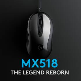 Myš Logitech MX518 černá barva
