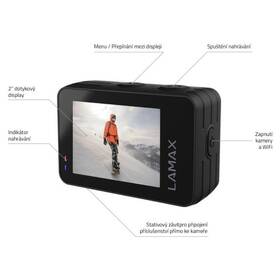 Outdoorová kamera LAMAX W7.1 černá barva
