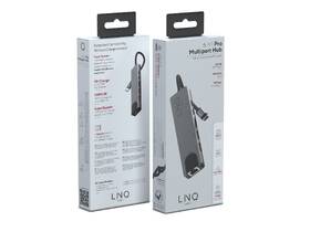 USB Hub Linq byELEMENTS 6in1 PRO USB-C Multiport Hub 
