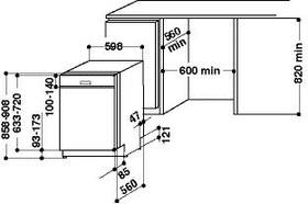 Myčka nádobí Whirlpool WBO 3T323 6P X 
