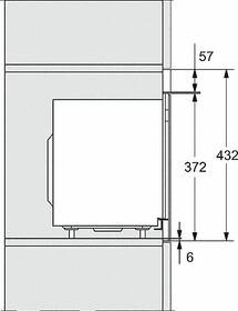 Mikrovlnná trouba Miele M 2234 SC černá barva
