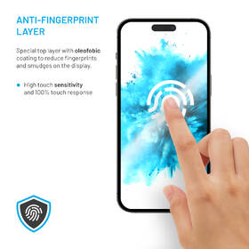 Tvrzené sklo FIXED Full-Cover na Samsung Galaxy S25 Ultra 5G černá barva
