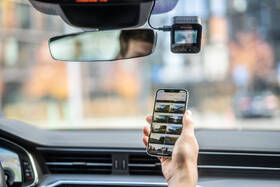 Autokamera TrueCam H25 GPS 4K (s hlášením radarů) černá barva
