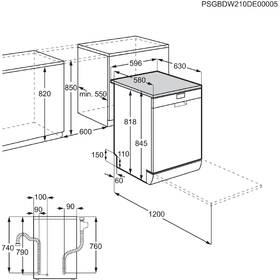 Myčka nádobí AEG FFB53627ZM nerez
