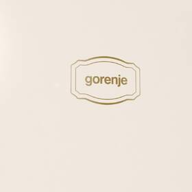 Chladnička s mrazničkou Gorenje NRK6202CLI IonAir béžová barva
