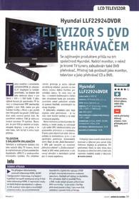 Televize Hyundai LLF 22924 DVDR černá barva
