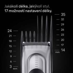 Zastřihovač vlasů Braun HC7590 černá barva
