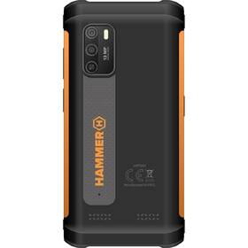 Mobilní telefon myPhone Hammer Iron 4 oranžová barva
